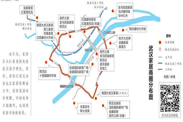 武漢家居商圈多極形成