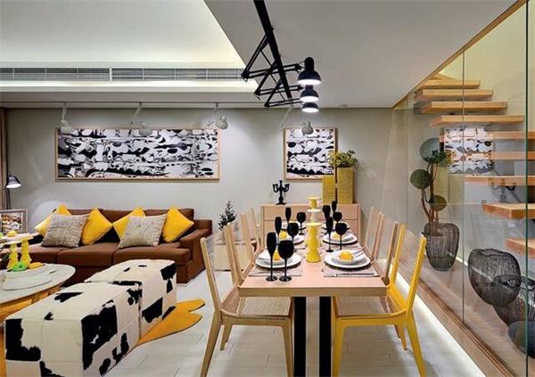 現(xiàn)代風(fēng)格復(fù)式裝修,明亮色彩美家.jpg 現(xiàn)代風(fēng)格復(fù)式裝修,明亮色彩美家.jpg