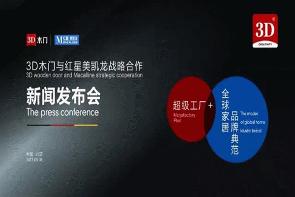 3D木門與紅星美凱龍戰略合作新聞發布會圓滿召開 3D木門與紅星美凱龍戰略合作新聞發布會圓滿召開
