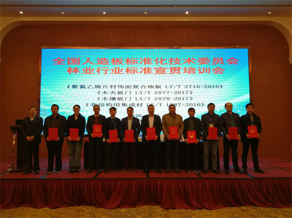 大自然家居參與標準制修訂，推動行業發展